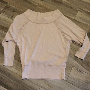 Vintage Baby pink we the free lightweight long sleeve top size M